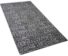 Beliani Kilimas ESEL sidabrinis 80 x 150 cm viskozė
