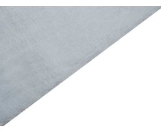 Beliani Dirbtinio kailio kilimas MIRPUR šviesiai pilkas 160 x 230 cm