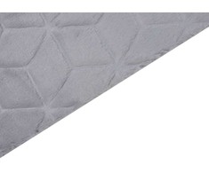 Beliani Dirbtinio kailio kilimas THATTA Pilkas 80 x 150 cm