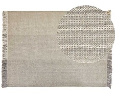 Beliani Kilimas TEKELER Pilkas 140 x 200 cm Vilna