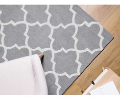 Beliani Kilimas SILVAN šviesiai pilkas – 160 x 230 cm – vilna