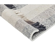 Beliani Kilimas EMIRLER, baltas, 80 x 150 cm, vilna