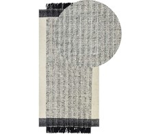 Beliani Kilimas KETENLI baltas 80 x 150 cm vilnos
