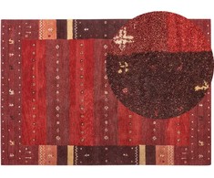 Beliani Kilimas SINANLI spalvotas 160 x 230 cm vilnos Gabbeh