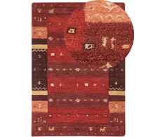 Beliani Kilimas SINANLI spalvotas 160 x 230 cm vilnos Gabbeh