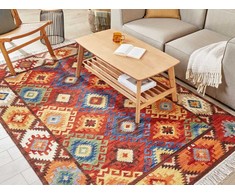 Beliani Kilimas ZOVUNI spalvotas 160 x 230 cm vilnonis kilimas
