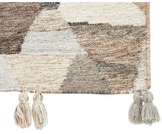 Beliani Kilimas ARGAVAND smėlio spalvos 80 x 150 cm vilnotas kilimas