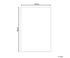 Beliani Lauko kilimas SAUGOR turkio spalvos 120 x 180 cm