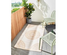 Beliani Lauko kilimas HUBLI smėlio spalvos 80 x 150 cm