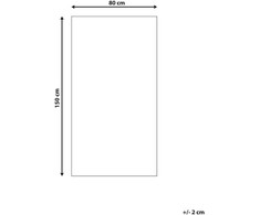 Beliani Lauko kilimas HUBLI smėlio spalvos 80 x 150 cm