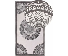 Beliani Lauko kilimėlis NELLORE pilkas 80 x 150 cm