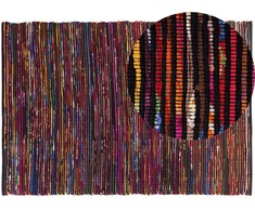 Beliani Kilimas BARTIN juodas 160 x 230 cm