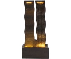 Beliani Sodo fontanas su LED SUNLINE ruda