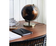 Beliani LED Globe 32 cm juoda-vario MAGELLAN