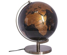 Beliani LED Globe 32 cm juoda-vario MAGELLAN