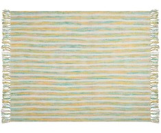 Beliani Lumarko antklodė 130 x 170 cm geltona ir žalia NUWAR!