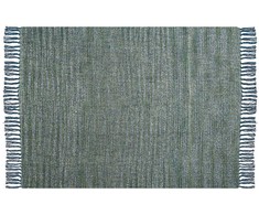 Beliani Antklodė 130 x 170 cm melsvai žalia PORA! Lumarko!