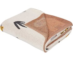 Beliani Blanket cotton vaikams gyvuliniu raštu 130 x 170 cm daugiaspalvis SAMEO Lumarko!