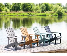 Beliani Adirondack turkio sodo kėdė