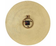 Beliani Sieninis laikrodis VAIGAI 59 cm metalinis auksinis