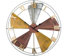 Beliani Sieninis laikrodis WIKON 60 cm metalinis spalvotas