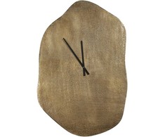Beliani Sieninis laikrodis GANGES 50 cm metalinis, žalvario spalvos