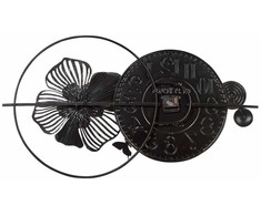 Beliani Laikrodis ścienny BERKERIUM 90 cm Metal Mėlyna