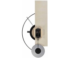 Beliani Sieninis laikrodis CEVINS 31 cm metalinis smėlio spalvos