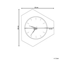 Beliani Sieninis laikrodis SAILON 52 cm baltas