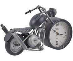 Beliani Laikrodis biurkowy BERNO 30 cm Metal Juodas