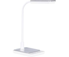 Beliani CENTAURUS LED stalinis šviestuvas su reguliatoriumi Metal Baltas