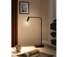 Beliani Lampa biurkowa LED LAWSON Regulowana Metal Juodas
