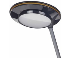 Beliani LED stalinė lempa CORVUS su reguliatoriumi, metalinė, juoda