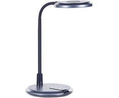 Beliani Lampa biurkowa LED COLUMBA Regulowana Metal Juodas