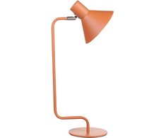 Stalinė lempa Beliani Lampa biurkowa regulowana metalo sp. oranžinė RIMAVA
