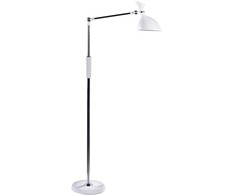 Beliani LED toršeras ANDROMEDA su reguliatoriumi, metalinis, baltas
