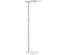 Beliani TAURUS LED toršeras su reguliatoriumi Metal Baltas