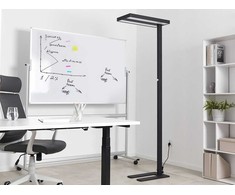 Beliani LED toršeras TAURUS su reguliatoriumi, metalinis, juodas