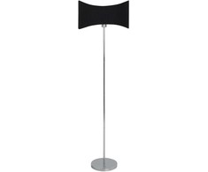 Beliani Lampa podłogowa CALVILLO Metal Sidabrinė