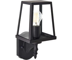 Beliani Lampa ścienna ogrodowa HEZIR Juodas
