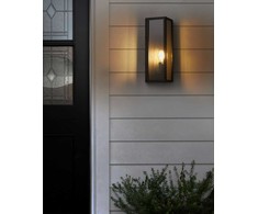 Beliani Lampa ścienna ogrodowa PACTOLUS Juodas