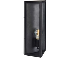 Beliani Lampa ścienna ogrodowa PACTOLUS Juodas
