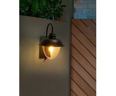 Beliani Lampa ścienna ogrodowa BANKA Juodas