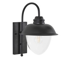 Beliani Lampa ścienna ogrodowa BANKA Juodas