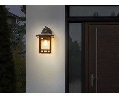 Beliani Garden sieninis šviestuvas HERIOT Juodas