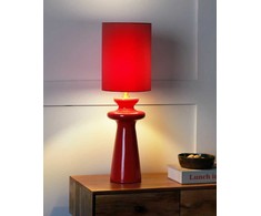 Beliani Lampa stołowa OTEROS Raudona