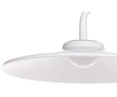 Beliani LED stalo lempa GALETTI metalinė balta