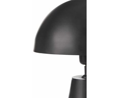 Beliani Lampa stołowa PALMIET Metal Juodas