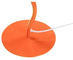 Beliani Lampa stołowa ALWERO Metal Oranžinė