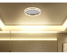 Lubinis šviestuvas Beliani Lampa sufitowa LED TAPING Metal Auksinis